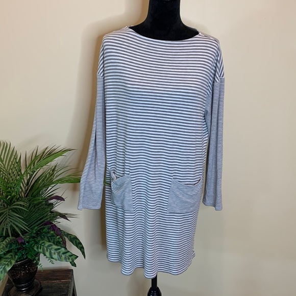 J JILL long sleeve casual lounge dress - Picture 2 of 8